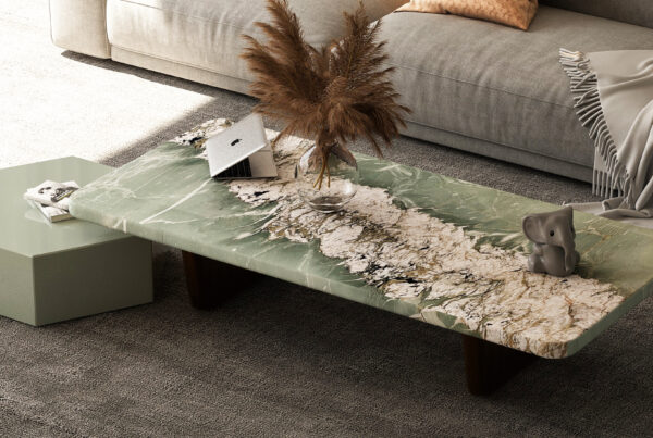 GREEN BUTTERFLY GRANİT ORTA SEHPA