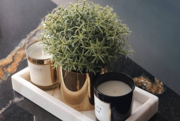 CREMA MARFİL MERMER SUNUMLUK